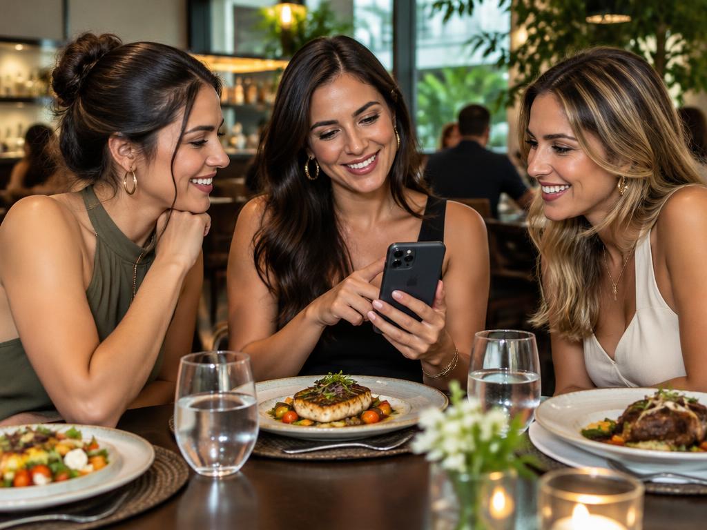 Jantar com as amigas