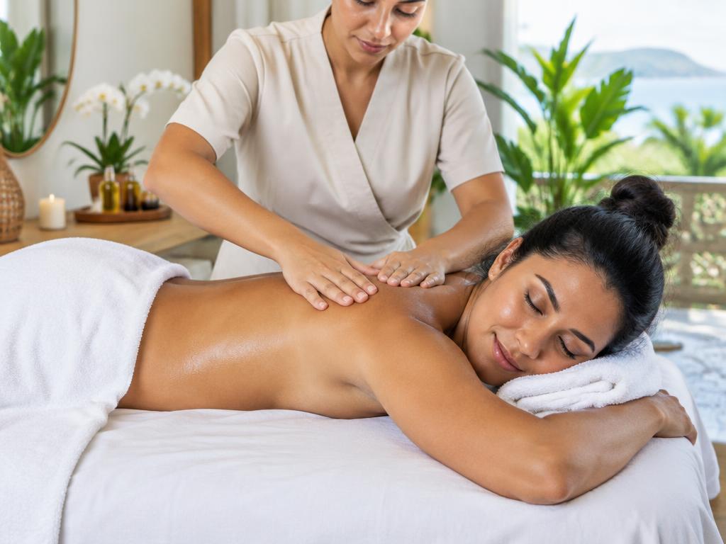 Massagem no SPA